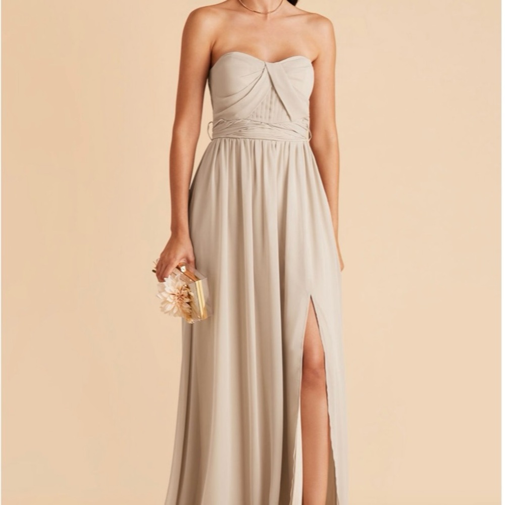 Birdy Grey Grace Neutral Champagne Convertible Bridesmaid Dress